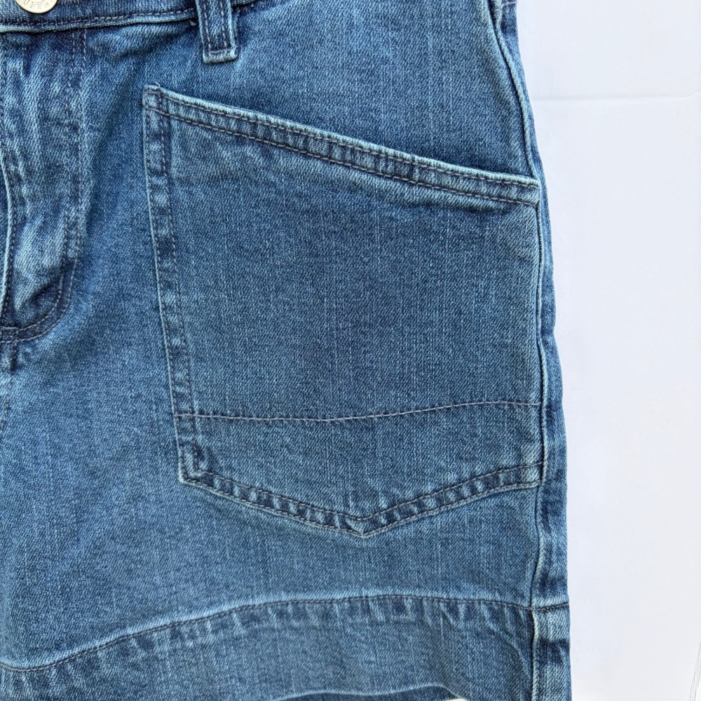 Modern Supply by Sanctuary Women Blue Denim Utility Shorts KMP241XR5 Size 27 - Picture 5 of 10